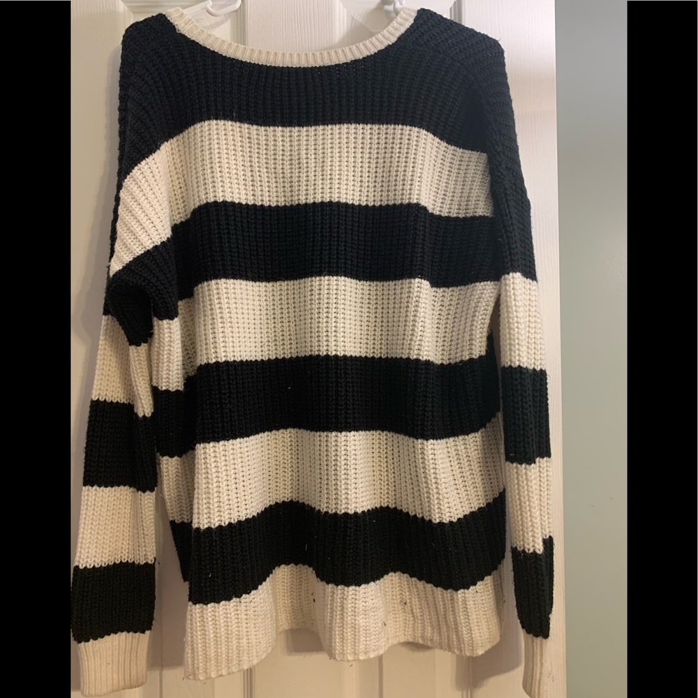 Striped Oversized Sweater